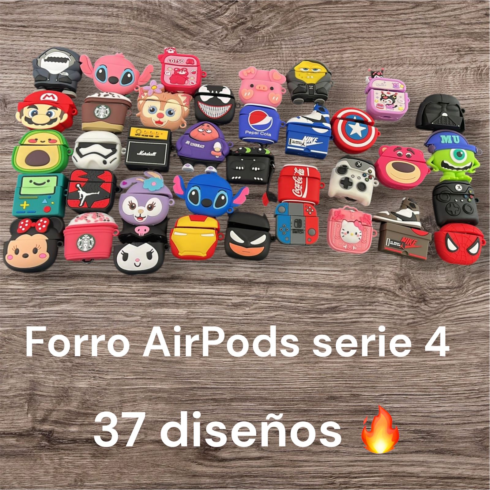 FORRO para airpods serie 4 - DISEÑO: IRONMAN